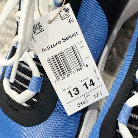 Adidas Adizero Select Unisex Basketball Sneaker Shoes Comfort Blue 13M/14W NWT main image 12
